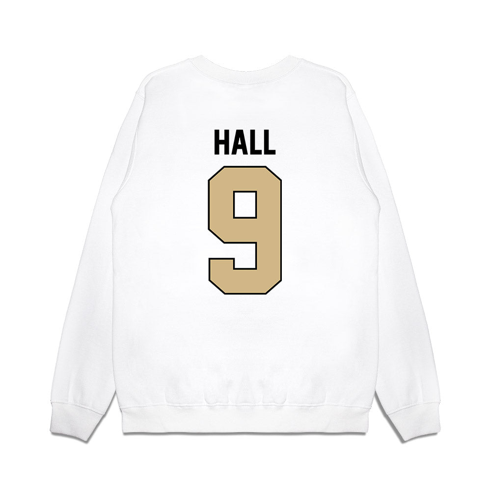 Purdue - NCAA Football : jalil hall - Vintage Helmet Premium Crewneck Sweatshirt-1