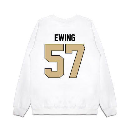 Purdue - NCAA Football : Tom Ewing - Vintage Helmet Premium Crewneck Sweatshirt-1