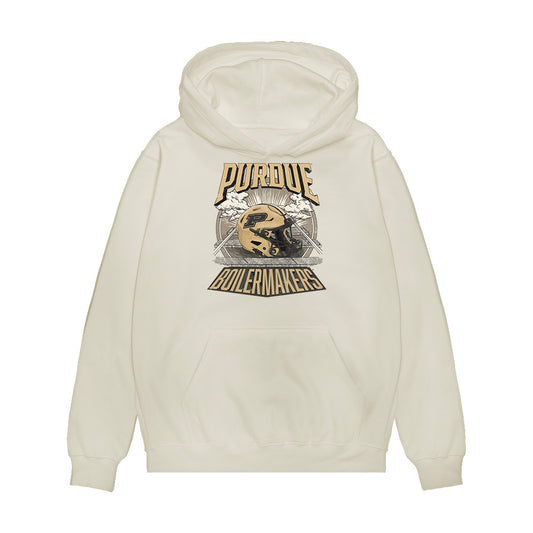 Purdue - NCAA Football : LeonTre Bradford - Vintage Helmet Premium Hooded Sweatshirt-0