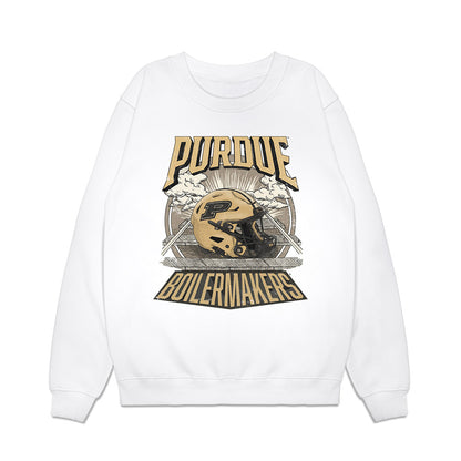 Purdue - NCAA Football : Luke Raab - Vintage Helmet Premium Crewneck Sweatshirt-0
