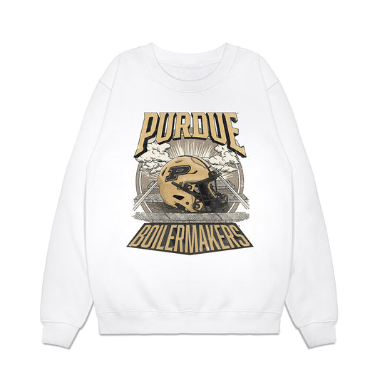 Purdue - NCAA Football : Joey Tanona - Vintage Helmet Premium Crewneck Sweatshirt-0