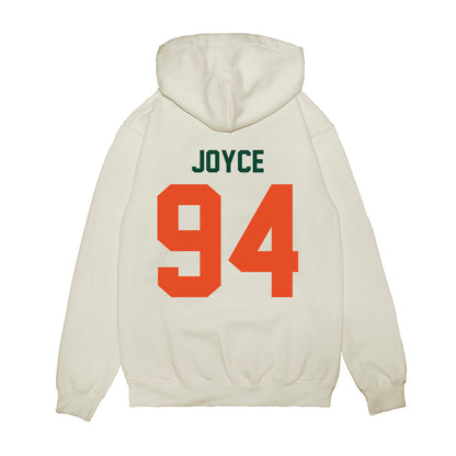 Miami - NCAA Football : Dylan Joyce - Vintage Helmet Premium Hooded Sweatshirt-1