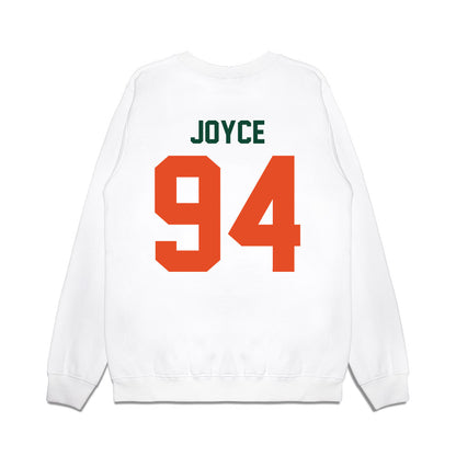 Miami - NCAA Football : Dylan Joyce - Vintage Helmet Premium Crewneck Sweatshirt-1