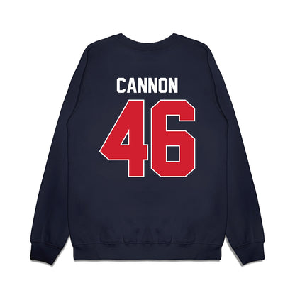 Ole Miss - NCAA Football : Cooper Cannon - Vintage Helmet Premium Crewneck Sweatshirt-1