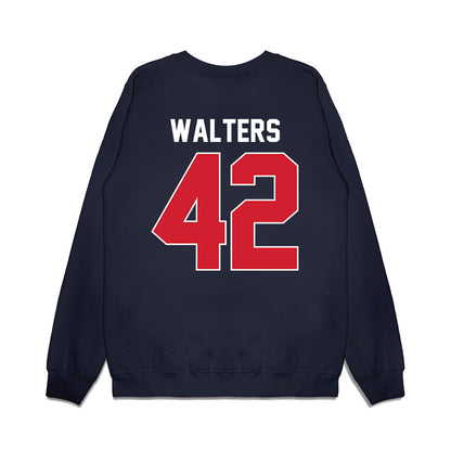 Ole Miss - NCAA Football : Bryson Walters - Vintage Helmet Premium Crewneck Sweatshirt-1