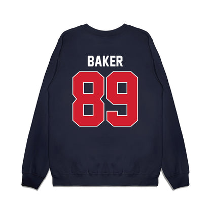 Ole Miss - NCAA Football : Mikey Baker - Vintage Helmet Premium Crewneck Sweatshirt-1