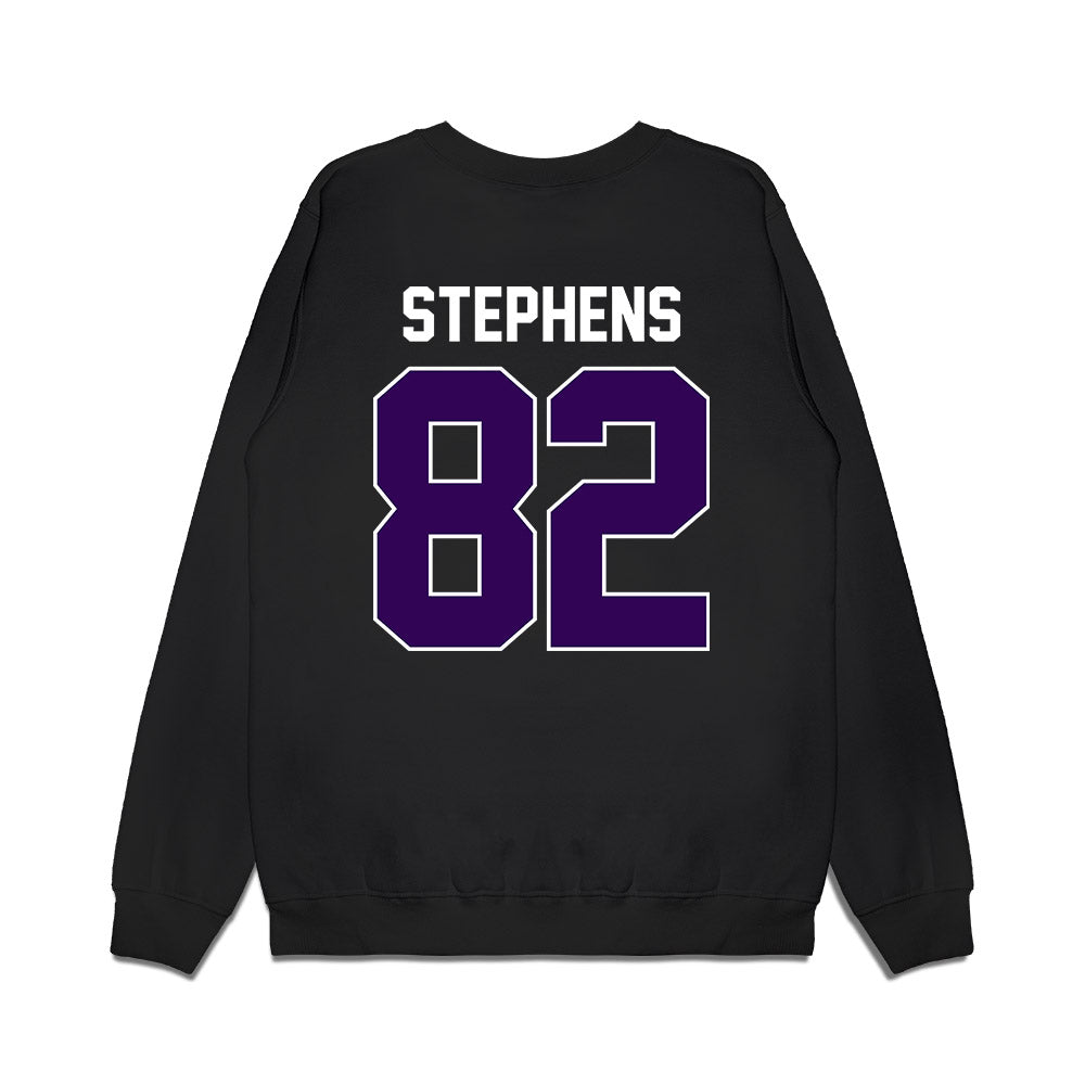 Kansas State - NCAA Football : Justin Stephens - Vintage Helmet Premium Crewneck Sweatshirt-1