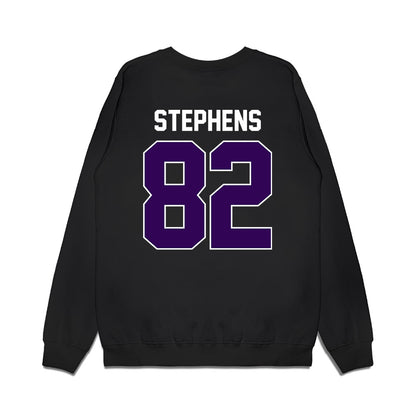 Kansas State - NCAA Football : Justin Stephens - Vintage Helmet Premium Crewneck Sweatshirt-1