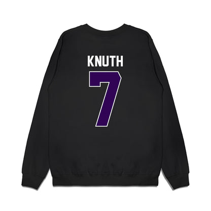 Kansas State - NCAA Football : Jacob Knuth - Vintage Helmet Premium Crewneck Sweatshirt-1