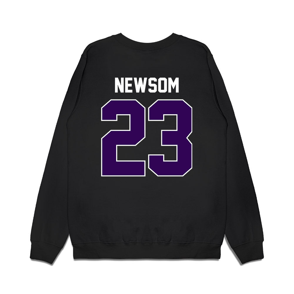 Kansas State - NCAA Football : Asa Newsom - Vintage Helmet Premium Crewneck Sweatshirt-1
