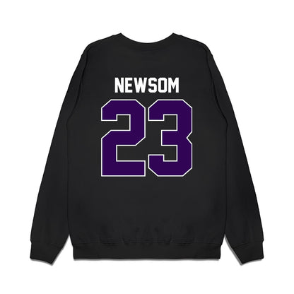 Kansas State - NCAA Football : Asa Newsom - Vintage Helmet Premium Crewneck Sweatshirt-1