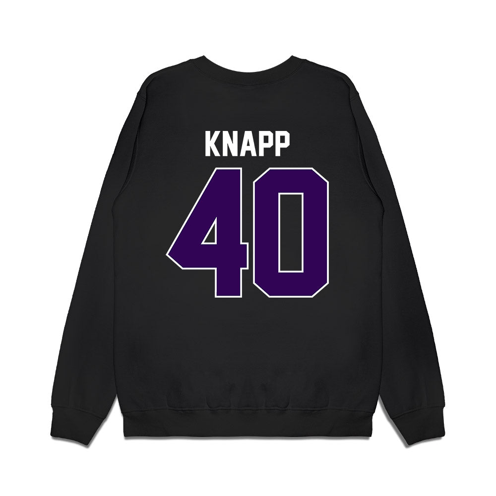 Kansas State - NCAA Football : Dalton Knapp - Vintage Helmet Premium Crewneck Sweatshirt-1