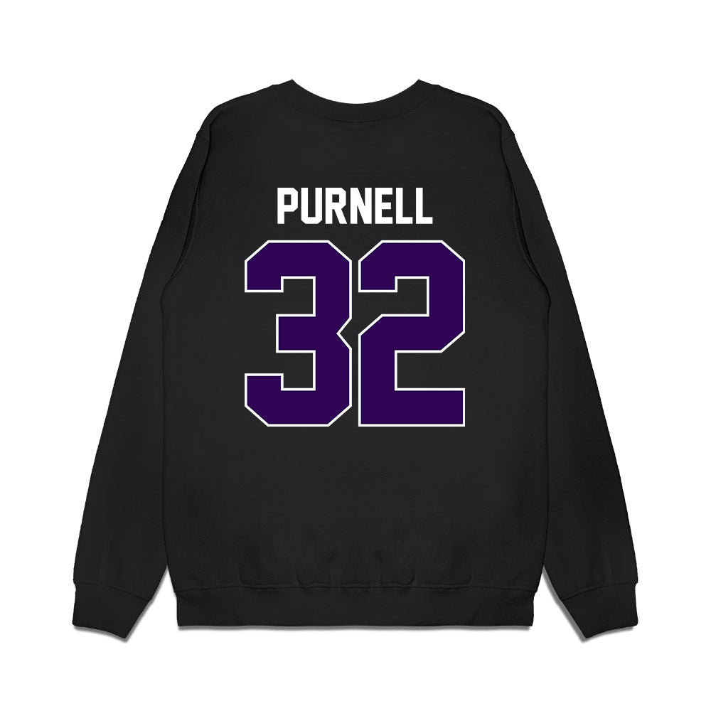 Kansas State - NCAA Football : Desmond Purnell - Vintage Helmet Premium Crewneck Sweatshirt-1