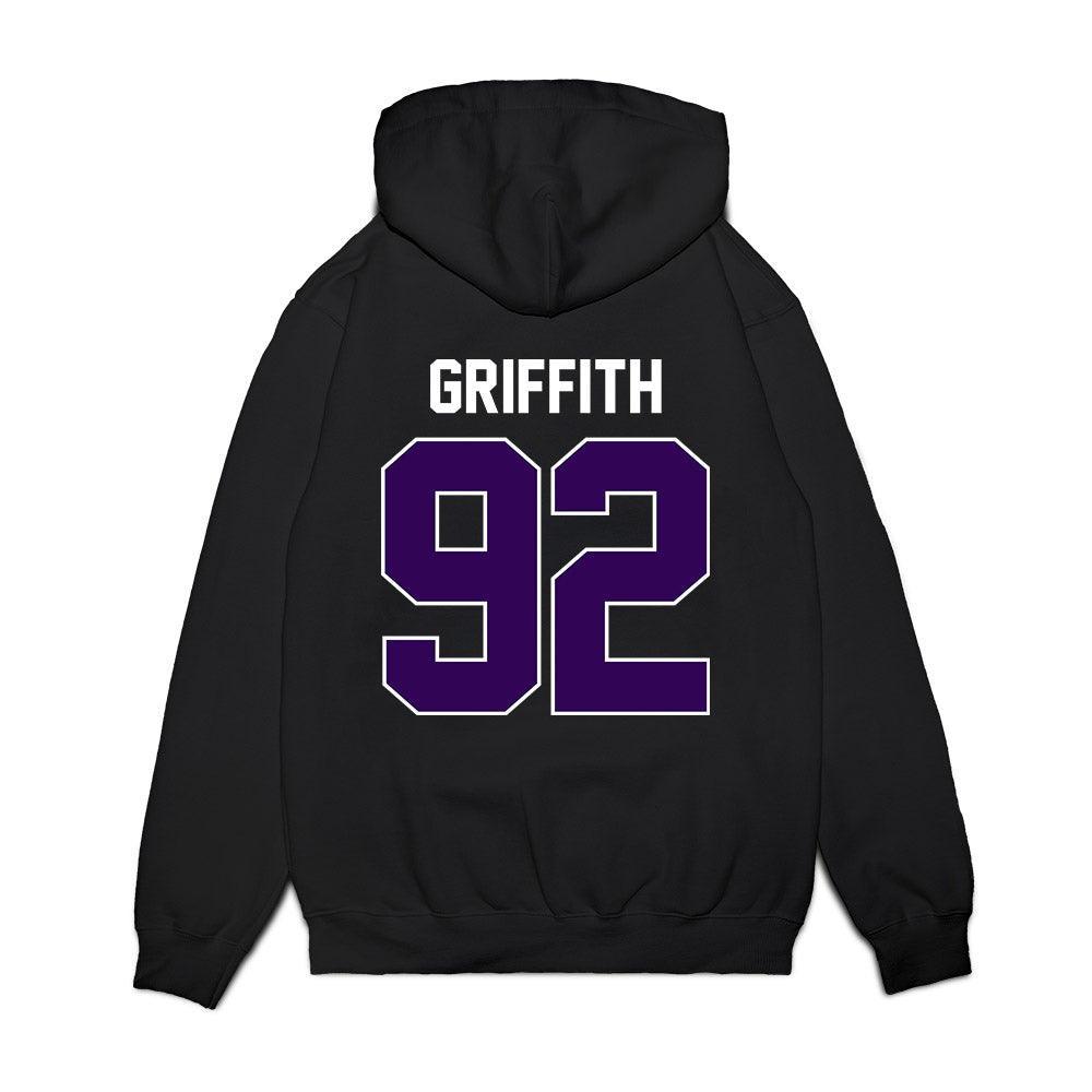 Kansas State - NCAA Football : Truman Griffith - Vintage Helmet Premium Hooded Sweatshirt-1