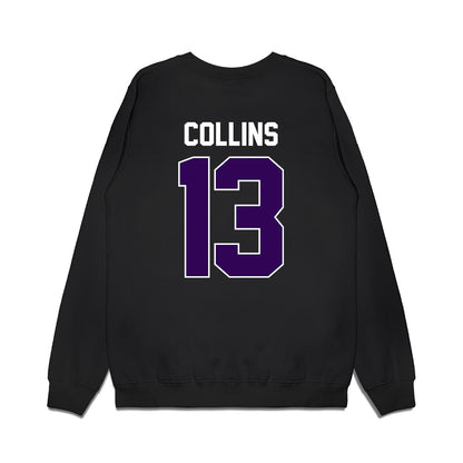 Kansas State - NCAA Football : RJ Collins - Vintage Helmet Premium Crewneck Sweatshirt-1