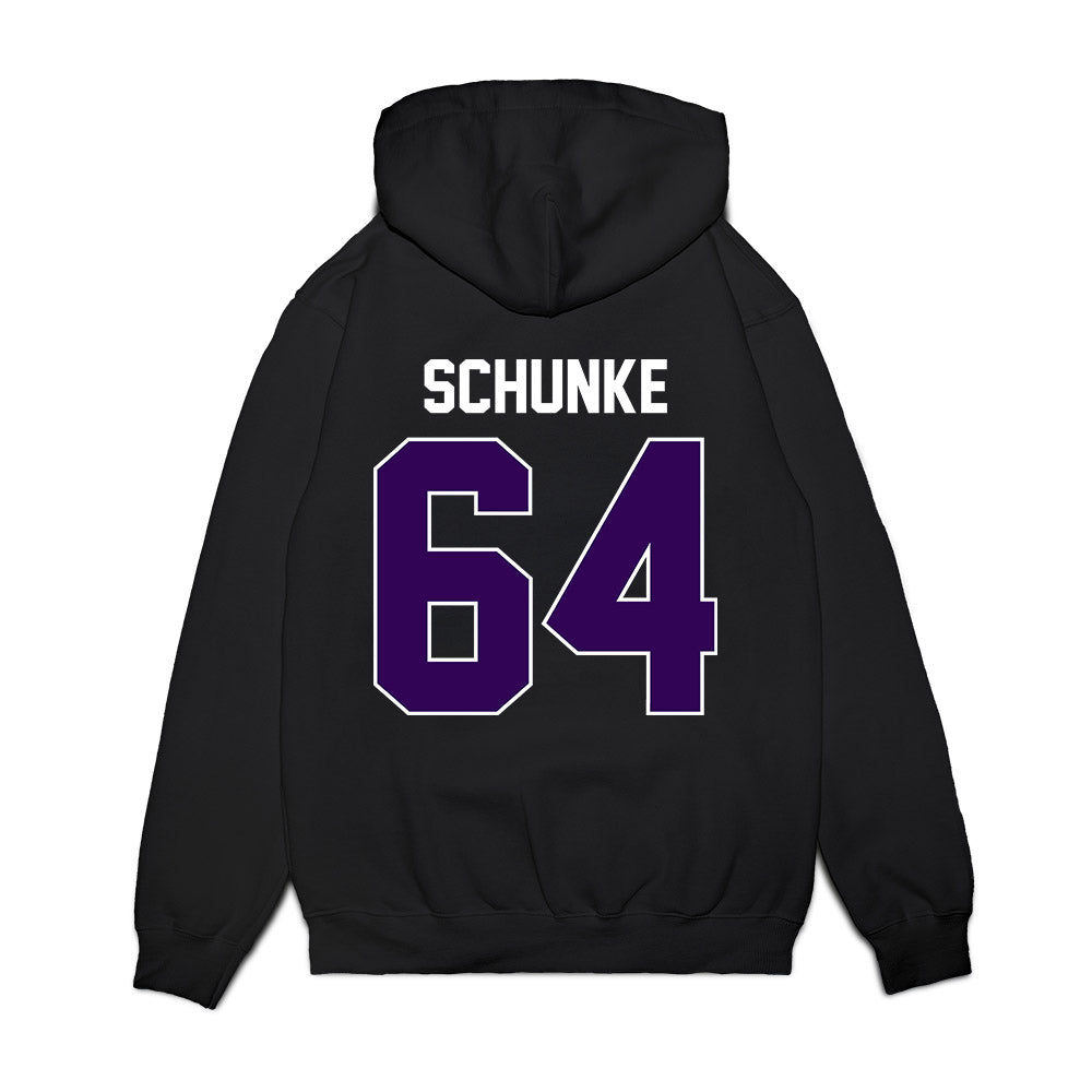 Kansas State - NCAA Football : Navarro Schunke - Vintage Helmet Premium Hooded Sweatshirt-1