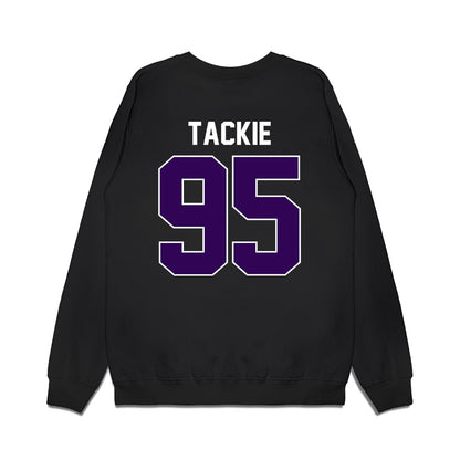 Kansas State - NCAA Football : Patrick Tackie - Vintage Helmet Premium Crewneck Sweatshirt-1