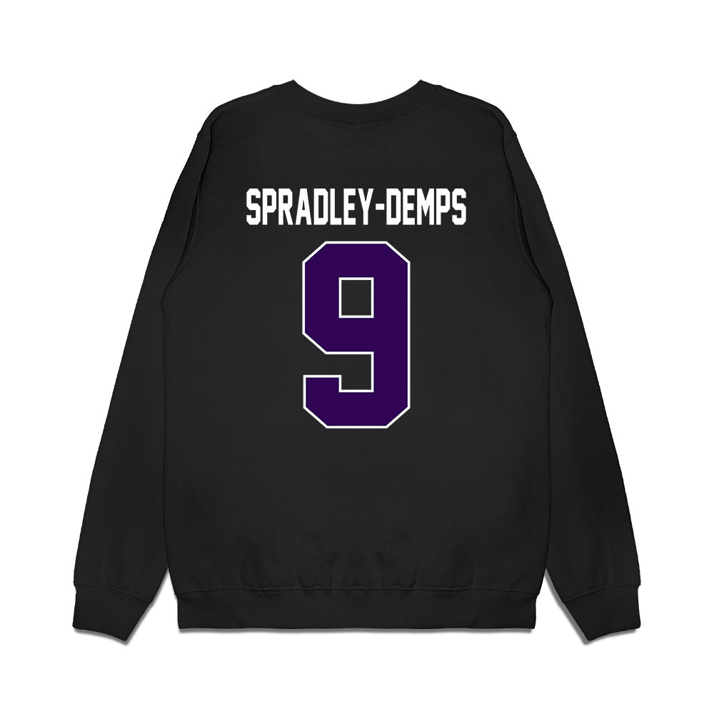 Kansas State - NCAA Football : Jacques Spradley-Demps - Vintage Helmet Premium Crewneck Sweatshirt-1