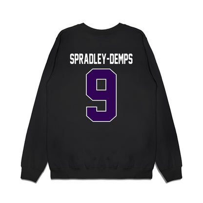 Kansas State - NCAA Football : Jacques Spradley-Demps - Vintage Helmet Premium Crewneck Sweatshirt-1