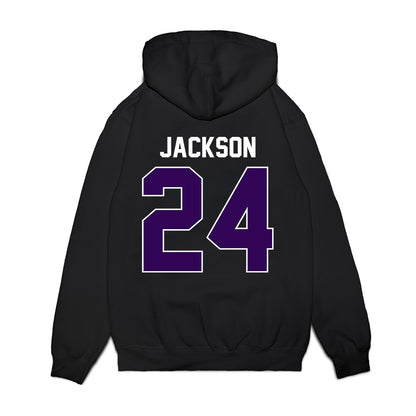 Kansas State - NCAA Football : Martel Jackson - Vintage Helmet Premium Hooded Sweatshirt-1