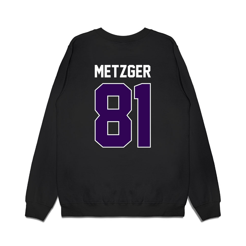 Kansas State - NCAA Football : Andrew Metzger - Vintage Helmet Premium Crewneck Sweatshirt-1