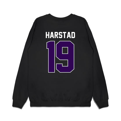 Kansas State - NCAA Football : Garrett Harstad - Vintage Helmet Premium Crewneck Sweatshirt-1