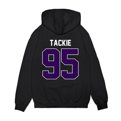 Kansas State - NCAA Football : Patrick Tackie - Vintage Helmet Premium Hooded Sweatshirt-1