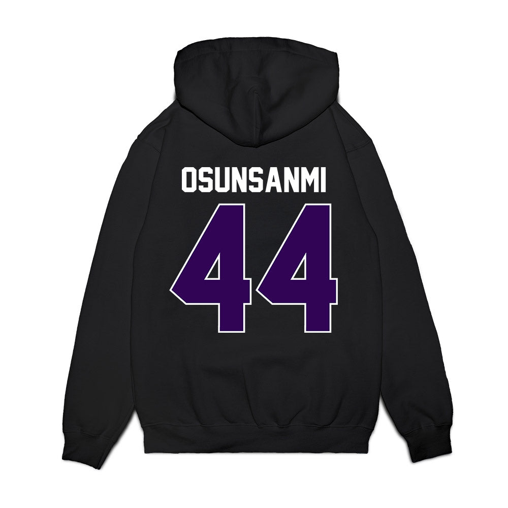Kansas State - NCAA Football : Tobi Osunsanmi - Vintage Helmet Premium Hooded Sweatshirt-1