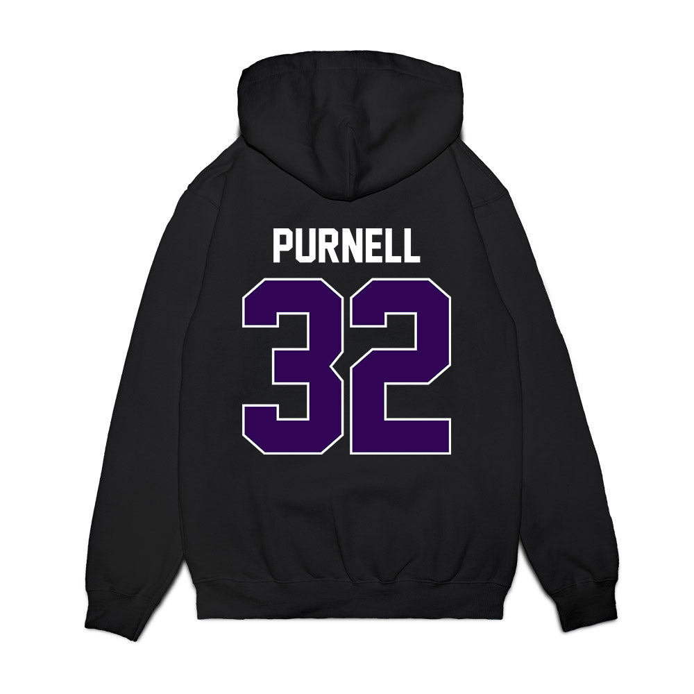 Kansas State - NCAA Football : Desmond Purnell - Vintage Helmet Premium Hooded Sweatshirt-1