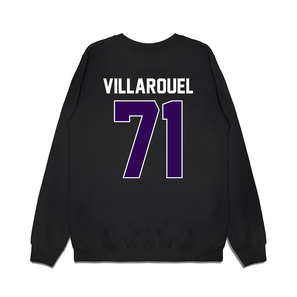 Kansas State - NCAA Football : Dylan Villarouel - Vintage Helmet Premium Crewneck Sweatshirt-1