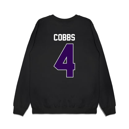 Kansas State - NCAA Football : Daniel Cobbs - Vintage Helmet Premium Crewneck Sweatshirt-1