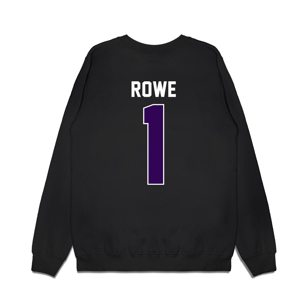 Kansas State - NCAA Football : Jayden Rowe - Vintage Helmet Premium Crewneck Sweatshirt-1