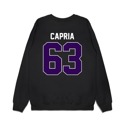 Kansas State - NCAA Football : Michael Capria - Vintage Helmet Premium Crewneck Sweatshirt-1