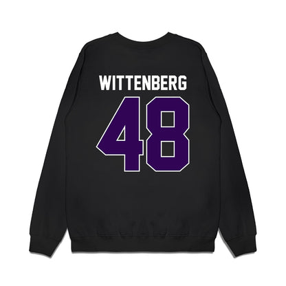 Kansas State - NCAA Football : Zach Wittenberg - Vintage Helmet Premium Crewneck Sweatshirt-1