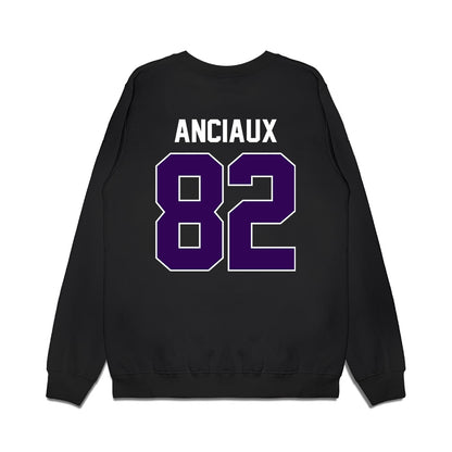 Kansas State - NCAA Football : Will Anciaux - Vintage Helmet Premium Crewneck Sweatshirt-1