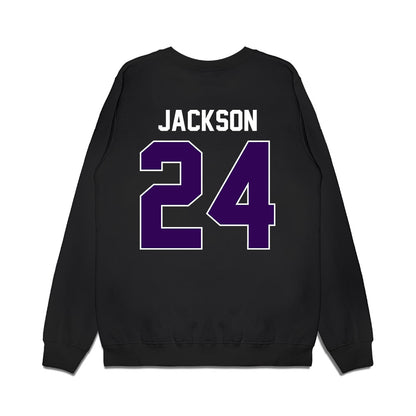 Kansas State - NCAA Football : Martel Jackson - Vintage Helmet Premium Crewneck Sweatshirt-1