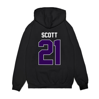 Kansas State - NCAA Football : jojo scott - Vintage Helmet Premium Hooded Sweatshirt-1