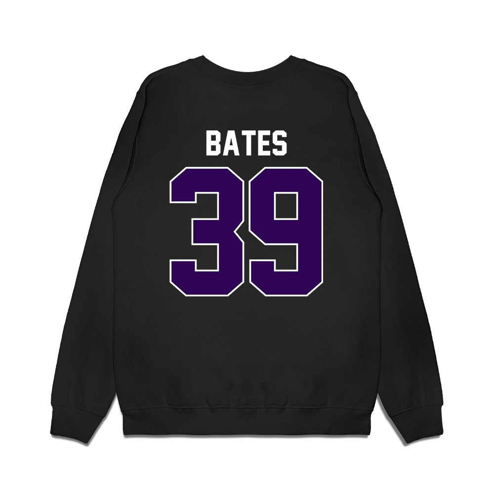 Kansas State - NCAA Football : Travis Bates - Vintage Helmet Premium Crewneck Sweatshirt-1