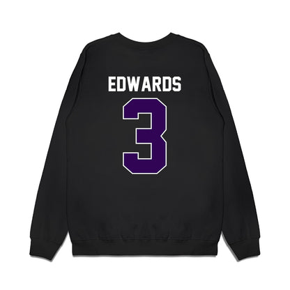 Kansas State - NCAA Football : Dylan Edwards - Vintage Helmet Premium Crewneck Sweatshirt-1