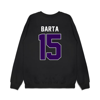 Kansas State - NCAA Football : Callen Barta - Vintage Helmet Premium Crewneck Sweatshirt-1