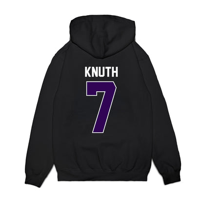 Kansas State - NCAA Football : Jacob Knuth - Vintage Helmet Premium Hooded Sweatshirt-1