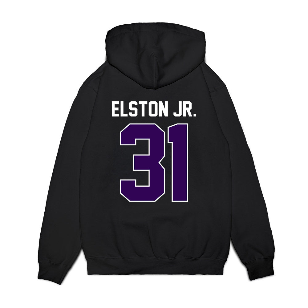 Kansas State - NCAA Football : Monterrio Elston Jr. - Vintage Helmet Premium Hooded Sweatshirt-1