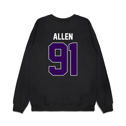 Kansas State - NCAA Football : Jordan Allen - Vintage Helmet Premium Crewneck Sweatshirt-1