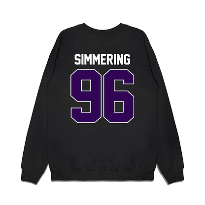 Kansas State - NCAA Football : Leyton Simmering - Vintage Helmet Premium Crewneck Sweatshirt-1