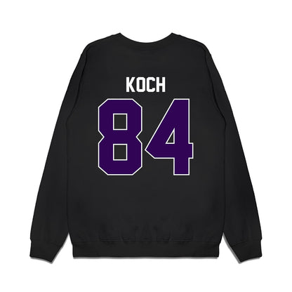 Kansas State - NCAA Football : Isaac Koch - Vintage Helmet Premium Crewneck Sweatshirt-1