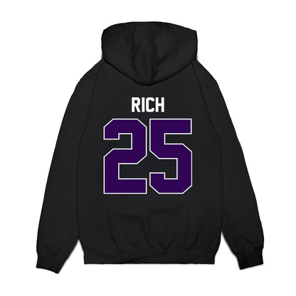Kansas State - NCAA Football : Zashon Rich - Vintage Helmet Premium Hooded Sweatshirt-1