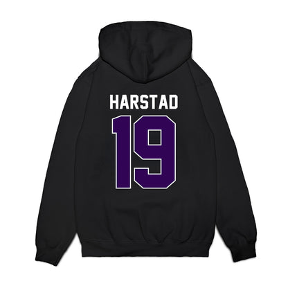 Kansas State - NCAA Football : Garrett Harstad - Vintage Helmet Premium Hooded Sweatshirt-1
