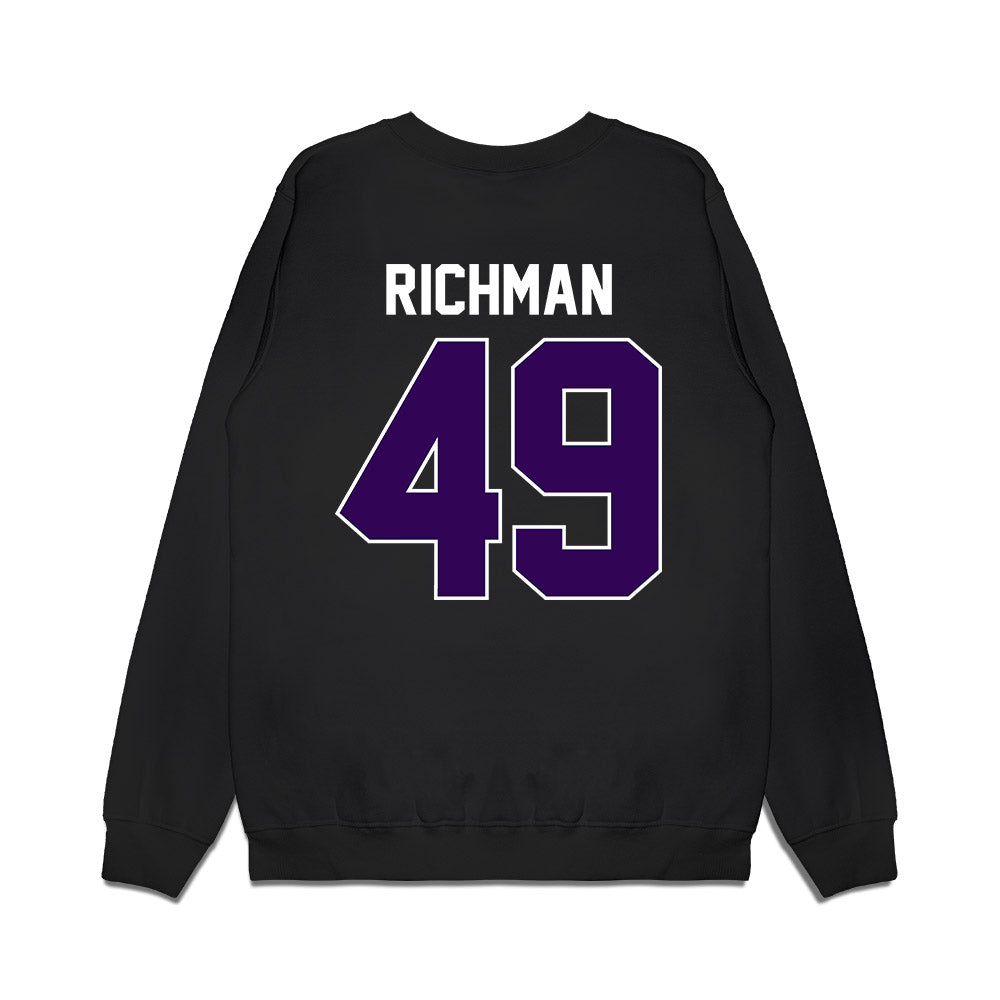 Kansas State - NCAA Football : Maguire Richman - Vintage Helmet Premium Crewneck Sweatshirt-1
