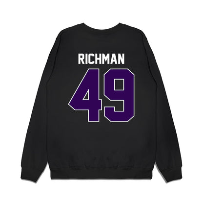 Kansas State - NCAA Football : Maguire Richman - Vintage Helmet Premium Crewneck Sweatshirt-1