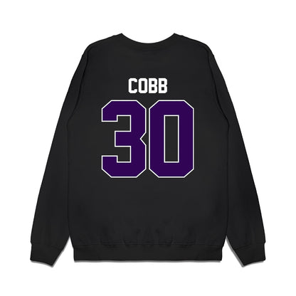 Kansas State - NCAA Football : Teagan Cobb - Vintage Helmet Premium Crewneck Sweatshirt-1